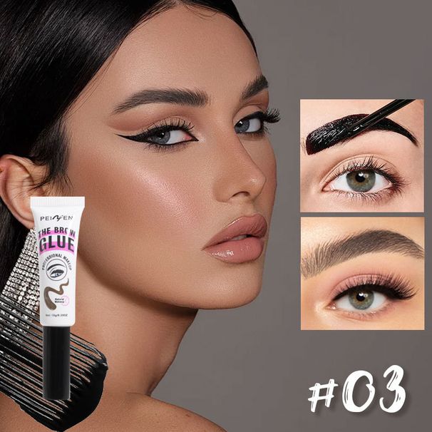 Augenbrauenverstäerker Spezialiséiert Ofräissbar Augenbrauenklebstoff Einfach ze faarwen Waasserdicht a schweessbeständeg Ofräissbar Augenbrauenfaarfcrème Laang halen a verschmieren net_voghion.com