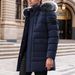 NOKOMETA Winterjacke für Herren aus hochwertiger Baumwolle, locker geschnitten, lange Jacke mit abnehmbarer Mütze_voghion.com