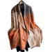 2024 New Zebra Pattern Color blocked Simple Fashion Commuter Travel Warm Cashmere Scarf Shawl Cloak for Women_voghion.com