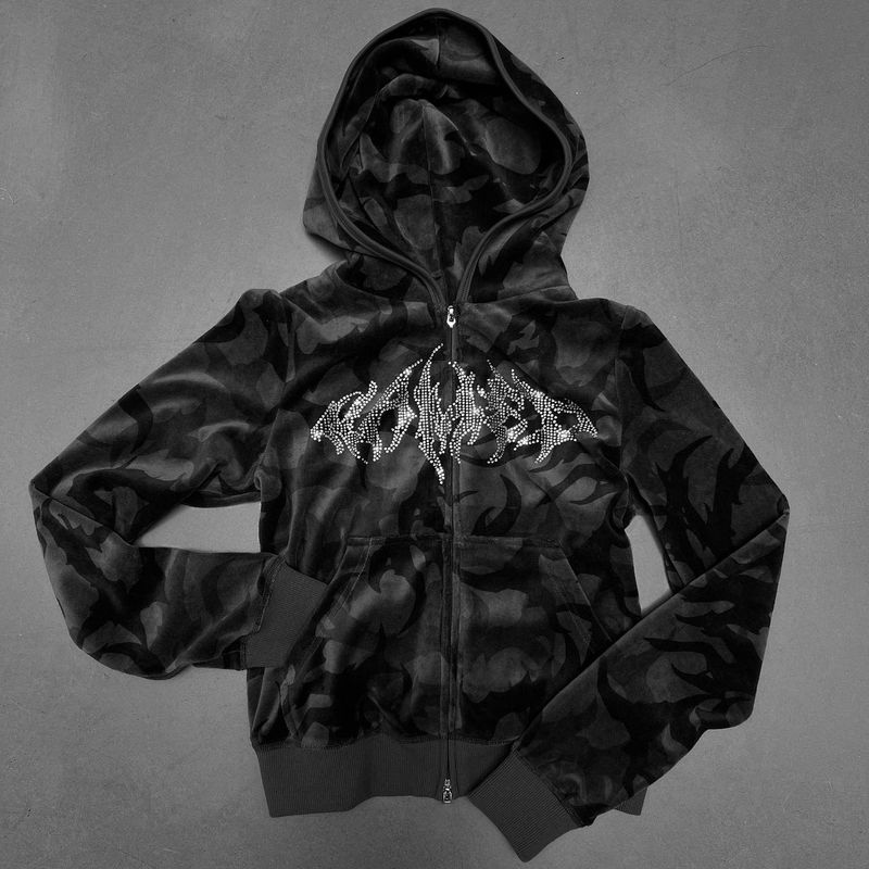 Damenbekleidung Nischenpersönlichkeit Street Hip Hop Punk Style Hoodie Letter Print Sport Sweatshirt Jogginghose_voghion.com