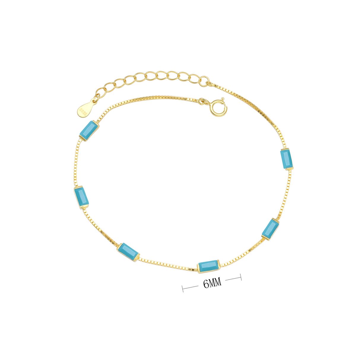 Bracciale geometrico elegante e minimalista in argento sterling 925 con dettagli in zircone, lunghezza regolabile per l'uso quotidiano o per occasioni speciali._voghion.com