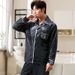 2025 New Autumn And Winter Men's Pajamas Men's Lapel Cardigan Warm Loungewear Set_voghion.com