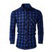 Camicia casual slim fit a quadri basic da uomo, primavera-autunno 2025, nuova giacca a maniche lunghe, cardigan_voghion.com