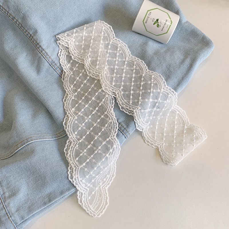 Korean Style New Mori Lace Long Scarf For Women, Unique Versatile Decorative Ribbon, French Hairband, Multi-functional_voghion.com