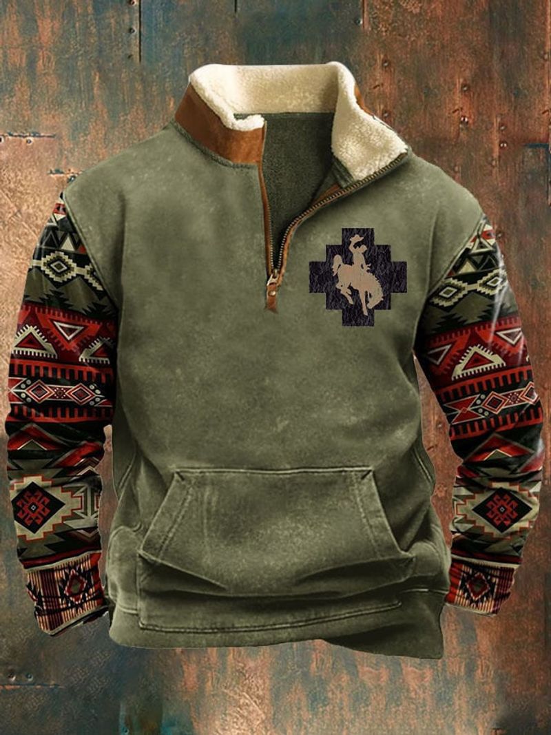 Jachetă de iarnă pentru bărbați, cu mânecă lungă și fermoar, imprimată, casual, la modă, de primăvară și toamnă, produs nou_voghion.com
