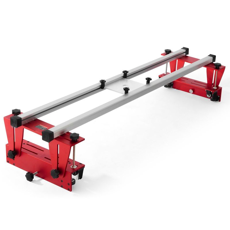 VEVOR Router Sled Adjustable Wood Slab Flattening Mill Router Jig 64" Length_voghion.com