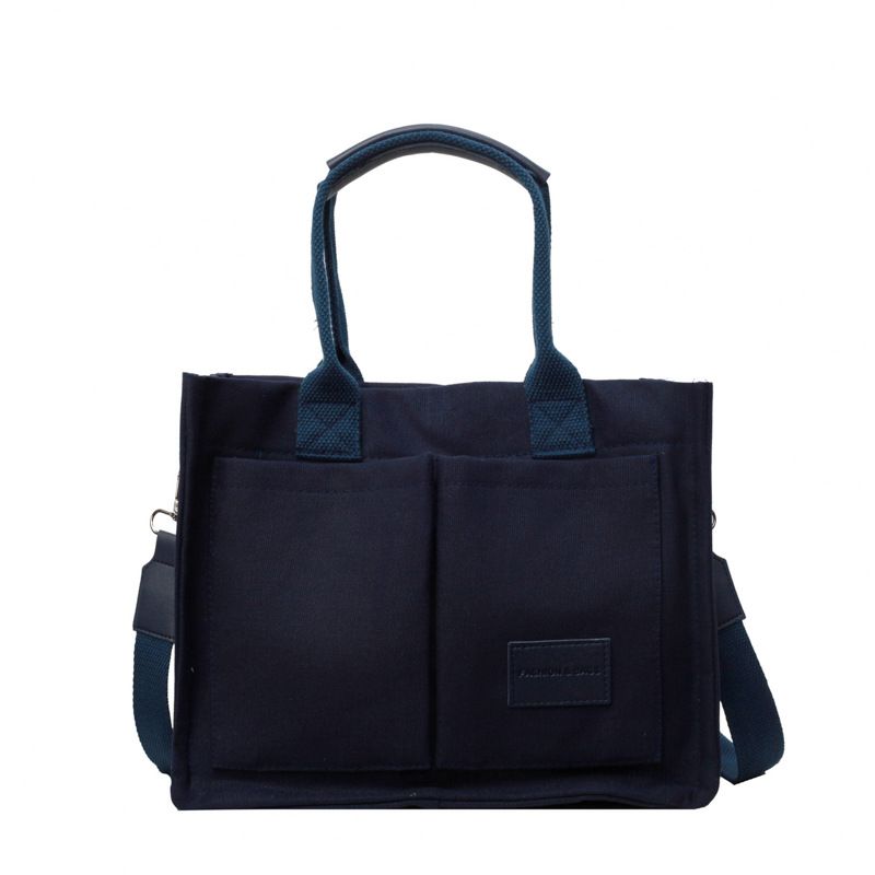 Women's Bags Canvas Bag Large Capacity Women's Original Design New Summer Crossbody Versatile Handbag Commuter Bag Tote Bag_voghion.com