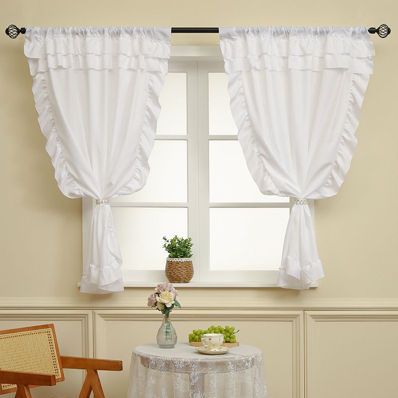Magic Sheer Curtains - Light Filtering But Privacy Voile Window Drapes With Anti-Scratch & Heat Insulation For Bay Window, Balcony & Living Room_voghion.com