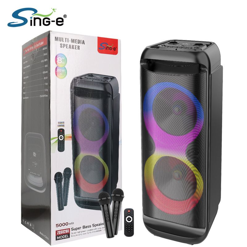 ZQS8288 Super Power Big Sound Subwoofer Audio Altoparlante grande per esterni Home Stage Performance_voghion.com
