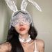 Catch Bunny Ins Internet Famous Sexy Lace Veil Eye Mask Cat Ear Headband At 3 Am_voghion.com