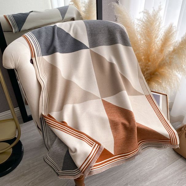 High-end Shawl Scarf For Women, Air-Conditioner Shawl, Outer Cape, Cloak, Thickened And Warm Neck Warmer For Women_voghion.com