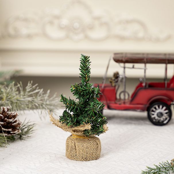 Χριστουγεννιάτικη διακόσμηση Μίνι δέντρο λινό δέντρο διακόσμηση μπάρα 30cm Χριστουγεννιάτικο δέντρο διακόσμηση επιτραπέζιου_voghion.com