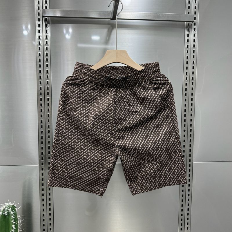 Herrkläder 2024 Sommarmodemärke Snabbtorkande raka byxor Herr Enkla Jacquard Fritidsshorts Lösa raka strandbyxor_voghion.com