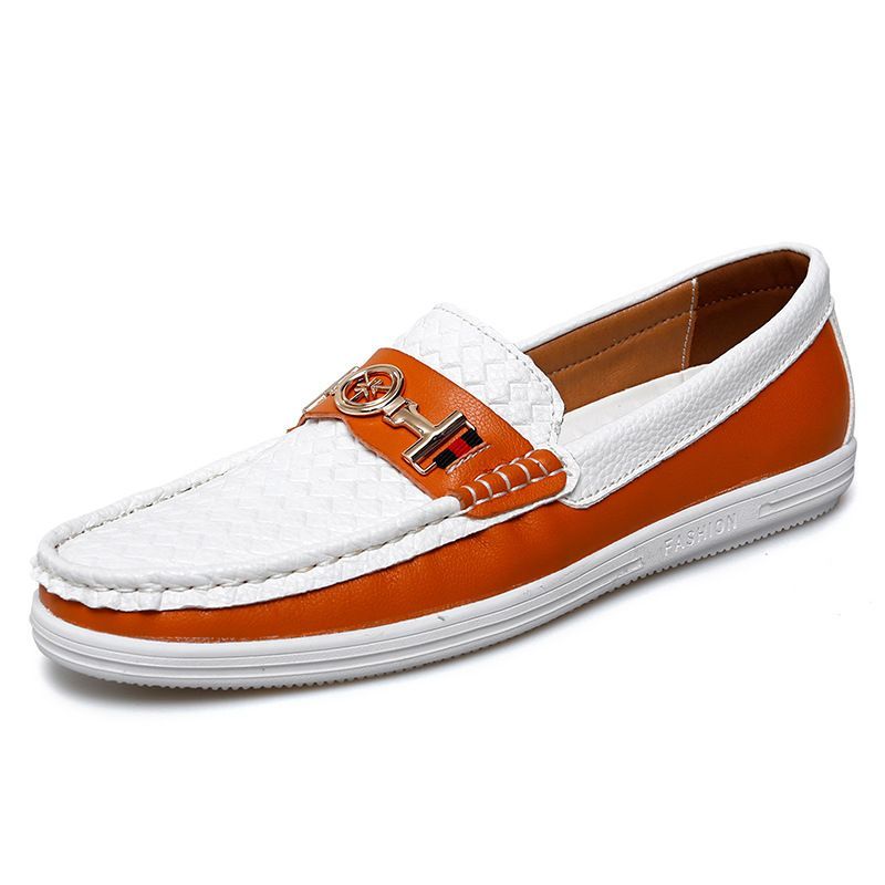 Bonnet grande taille pour hommes, mocassins de conduite, chaussures d'affaires décontractées à enfiler_voghion.com