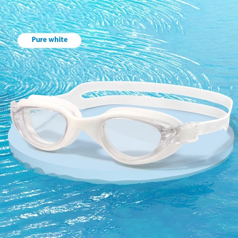 Cost performance New adult casual fashionable, waterproonti fog goggl, soft and comfortable rubber ring swimming_voghion.com