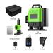 16-Line Mini Self-Leveling Green Beam Laser Level – Indoor/Outdoor Cross-Line Projector For Wall & Floor Alignment_voghion.com