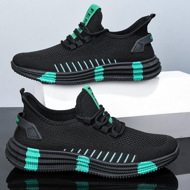 Men Sports Shoes Leather Shoes Sneakers Rubber Sole Canvas Easy To Clean Arch Support Durable Footgear_voghion.com