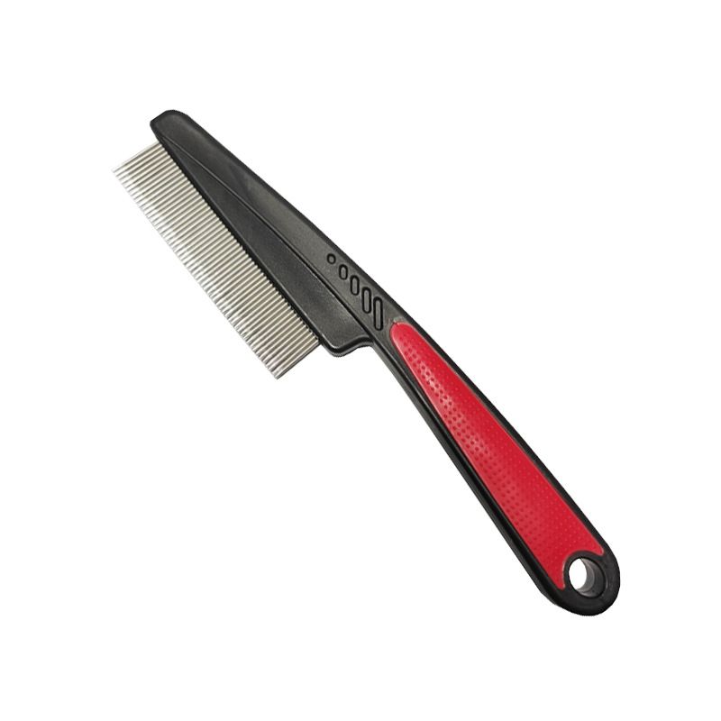 Peine antipulgas para mascotas: Limpieza y belleza para gatos, eliminando pelos sueltos. Peine denso para perros, elimina pulgas y piojos._voghion.com