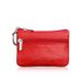 New Simple Style Genuine Leather Purse Compact Bus Card Holder Coin Mini Key Bag_voghion.com