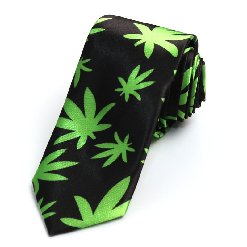 Halloween Cosplay Skull Party Unisex Student Accessories Printed 5cm Ghost Festival Tie_voghion.com
