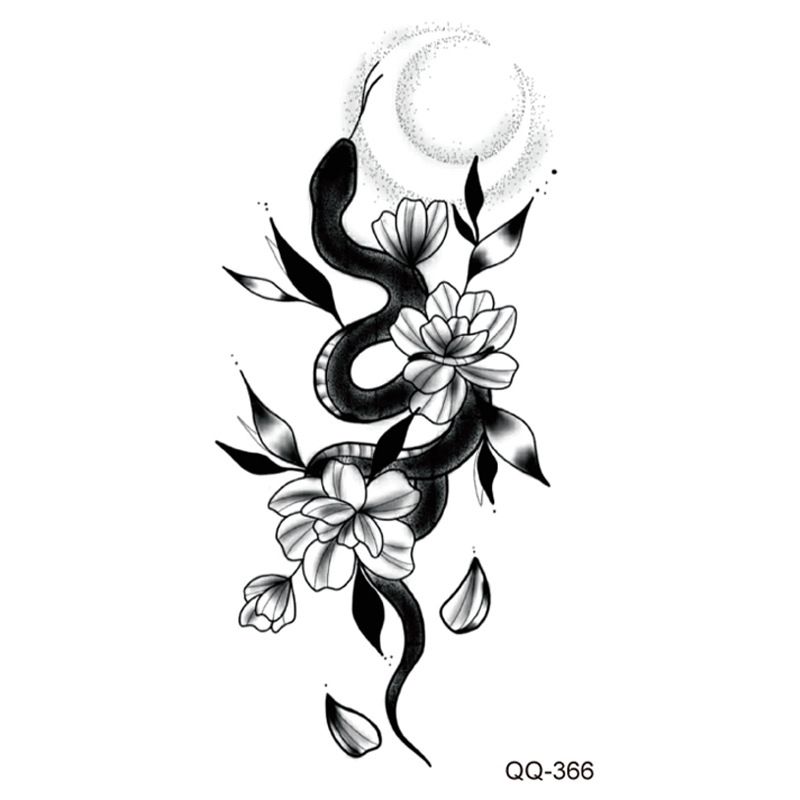 Q 361-400 Kis, friss, vízálló tetoválásmatrica-készlet, bármilyen kombinációban_voghion.com