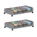 Queen size bed bottom storage box with wheels, cloth dustproof cover under the bed, storage and organization, iron pulley storage box_voghion.com