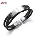 Men's Jewelry Simple And Versatile Multi Layer Braided Bracelet Men's Personality Hip Hop Smooth Engraved Bracelet Accessories_voghion.com
