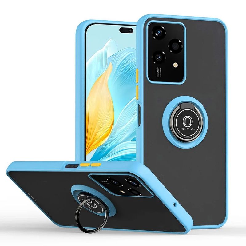 Rüstungsmattengehäuse für Honor 200 Lite-Abdeckung für Honor 200 Pro-Ring-Magnethalter-Ständer Stoßfestes Coque Fundas_voghion.com