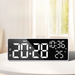 Digitaler Temperaturspiegel, LED-Batterie, Plug-in, Dual-Use-Ewiger Kalender, Multifunktions-Wecker_voghion.com
