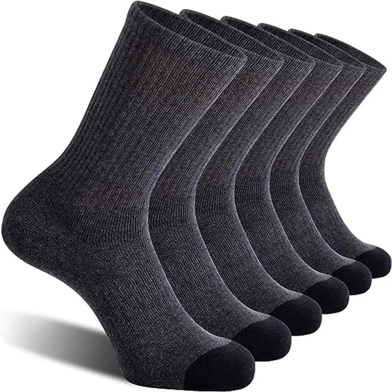 chaussettes pour hommes grande taille commerce extérieur chaussettes en coton en gros chaussettes de sport pour hommes chaussettes mi-tubes pour étudiants chaussettes longues noires et blanches automne et hiver_voghion.com