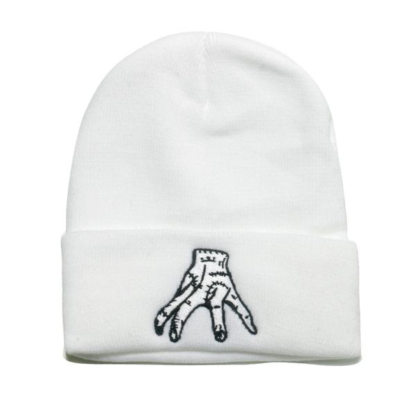 Mössa Kall mössa onsdag Addams stickad mössa för män och kvinnor varm mössa hip-hop höst och vinter ylle hatt tecknad_voghion.com