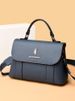 Neue 2022 Weiches Leder Einfache Textur Crossbody Schulterhandtasche High-End-Mode Damentasche_voghion.com