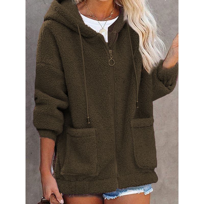 Women's Clothing cardigan buttonless printed loose top with outer coat_voghion.com