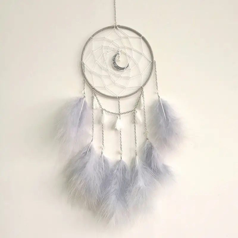 Dream Catcher Hanging Ornament Wind Chime Handmade DIY Kit Birthday Gift For Girls Best Friends Fairy Pendant_voghion.com