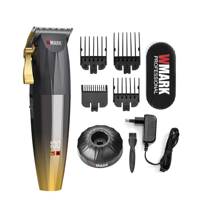 WMARK NG-222 cone-shape Style Professional Rechargeable Clipper Cord & cordless Hair Trimmer With High Quality Blade_voghion.com