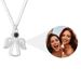 Cross-Border Christmas New Necklace Angel Wings Projection Photo Custom Gift_voghion.com