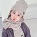 Autunno inverno nuovo ricamo farfalla bambini maglia 2 pezzi set, uomo e donna caldo cappello sciarpa_voghion.com