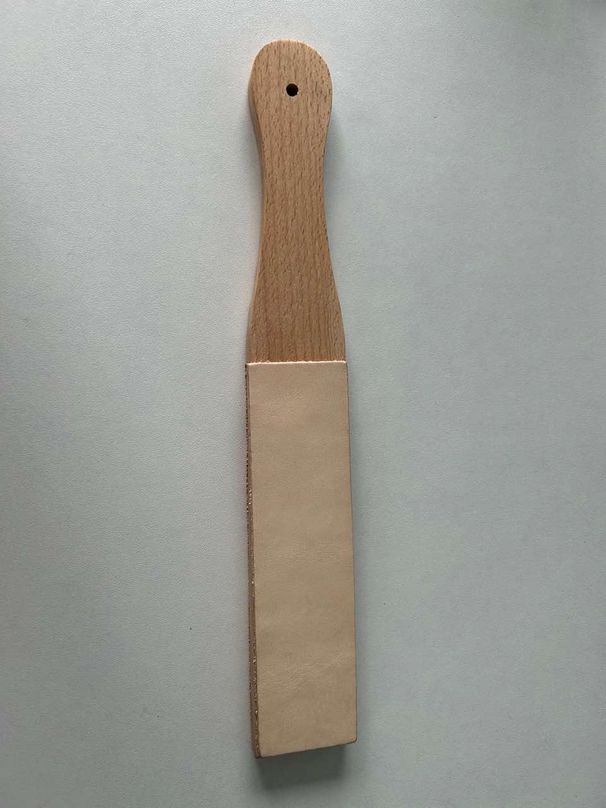 Uus puidust käepidemega nahast teritav Strop käsitsi valmistatud habemenuga poleerimislaud raseerimisnugade jaoks kahepoolne kodune teritustööriist_voghion.com