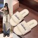 Fluffy For Women 2025 Autumn Winter New Style Outdoor Thick Sole Fleece Indoor Home Warm Cotton Slippers_voghion.com