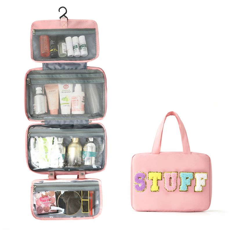 dry and wet separation toiletry bag hanging integrated storage toiletry cosmetics portable cosmetic bag_voghion.com