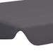 Replacement Canopy for Garden Swing Anthracite 74"/66.1"x43.3"/57.1"_voghion.com