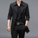 Men's Clothing spring and autumn style windbreaker men's youth men's casual mid length jacket_voghion.com