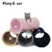 Puppy plush ball Pet toy cort tunel tub pliabil depozitare catifea cat canal burghiu găleată_voghion.com