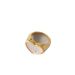 Niche Luxury Design Heavy Brass Gold-Plated Carved White Mother-of-Pearl Heart Sparkling Diamond Ring For Women_voghion.com