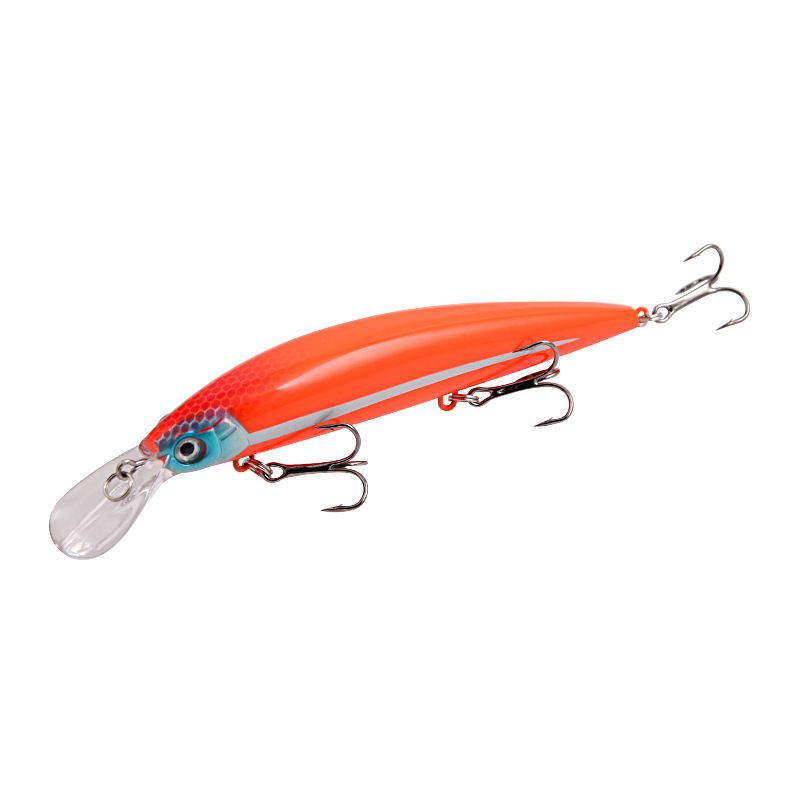 Momeală cu laser pentru pescuit la distanță lungă, scufundând, ABS, bloc de plumb, Minnow, 15,2 cm, 36 g, trei cârlige, biban, apă dulce, momeală pentru pescuit la mare_voghion.com