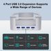 3.0 Hub Mini Mch/Mch Pro Type-C A Docking Station H Ports USB Adapter For Laptop PC Accessories_voghion.com