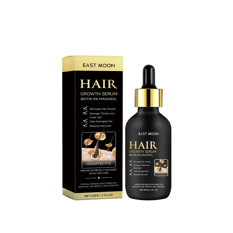 East Moon Beard Hair Treatment Liquid, Men's Beard Hair Nourishing Strong Beard Treatment Liquid_voghion.com