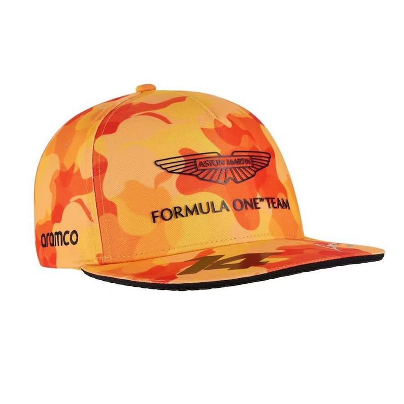 F-1 racing sæson hat camouflage Aston Martin baseball cap McLaren fladskygget hat_voghion.com