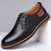 Genuine Leather Large Fashion Business Casual Hand-Stitched Men's Shoes Soft Sole Lightweight Size 48_voghion.com
