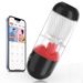Zero Point Vibration Aircraft Cup Multi Frequency Tongue Licking Rotation Male Masturbator Mobile Phone APP Control Adult Fun_voghion.com